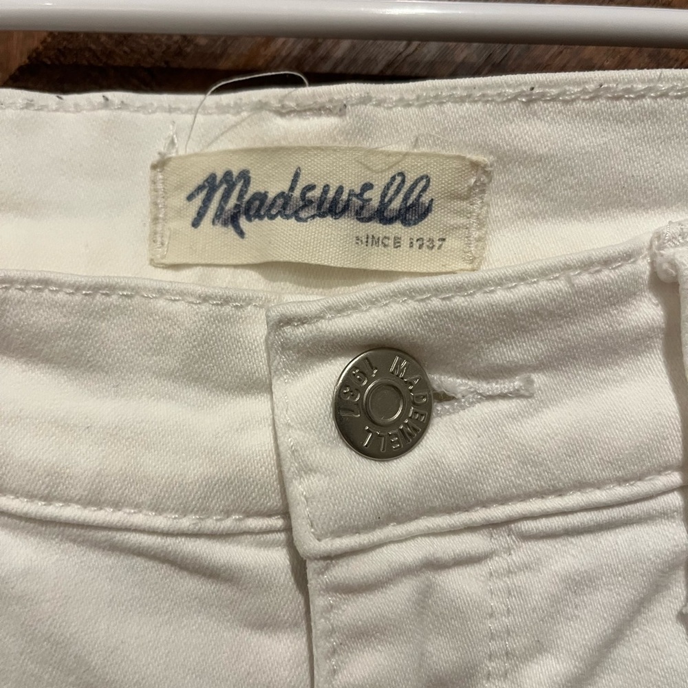 MADEWELL Womens white skinny‎ jeans size 29 waist - Picture 5 of 5